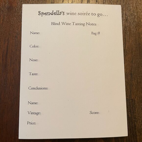 NEW Blind Wine Tasting Kit - Picture 4 of 4
